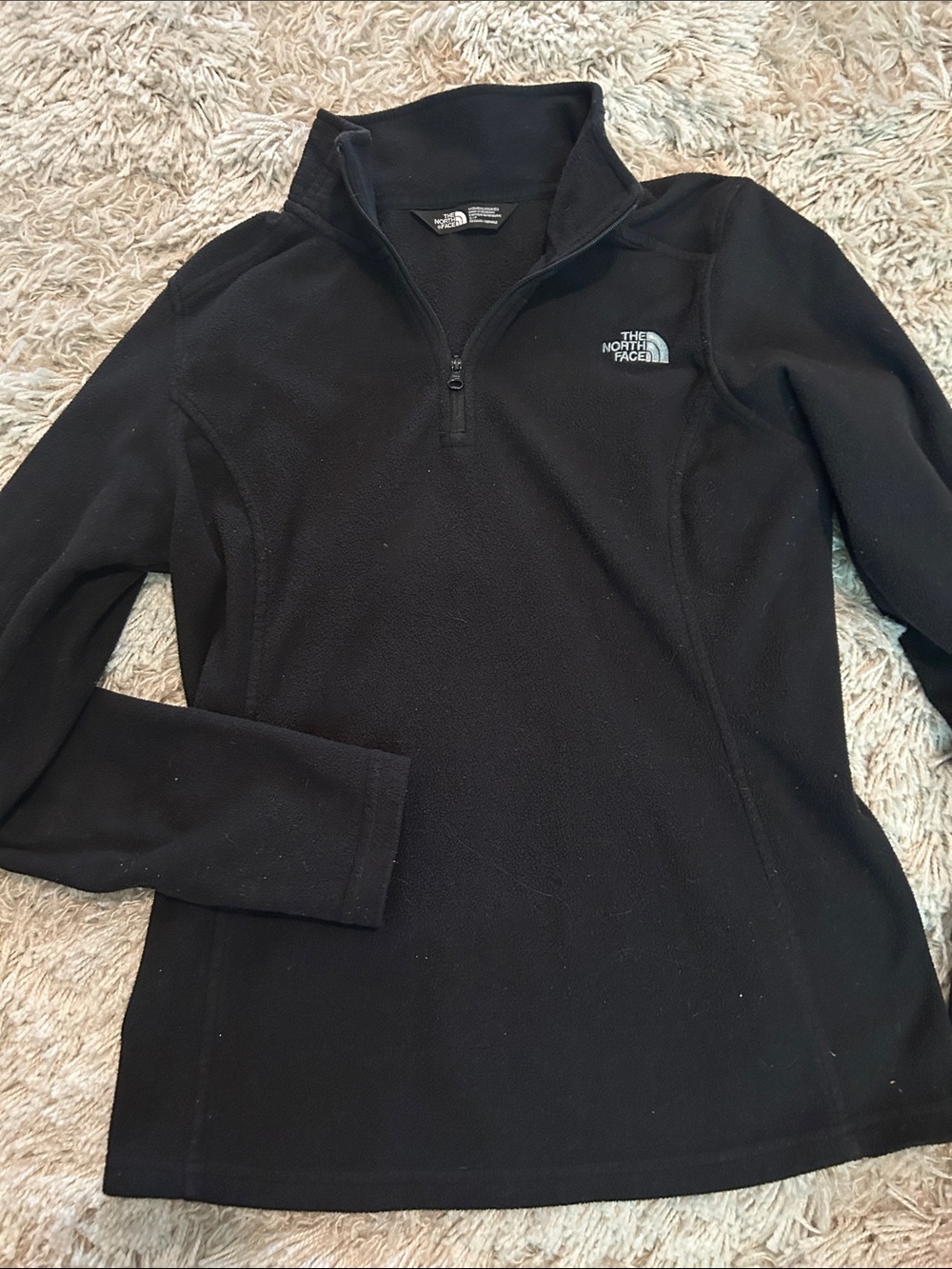 The North Face Black Half-Zip Fleece Top